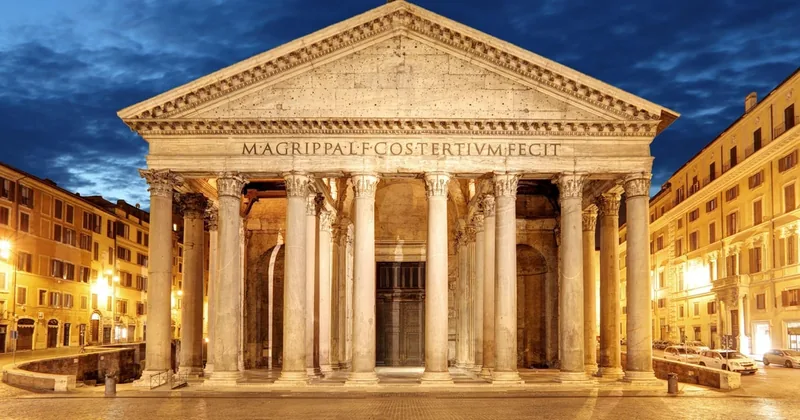 Pantheon dopo la chiusura con concerto di Bach e Mozart