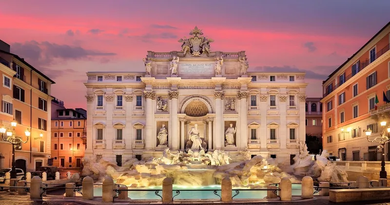 Pantheon, Trevi-Brunnen und Spanische Treppe zu Fuß